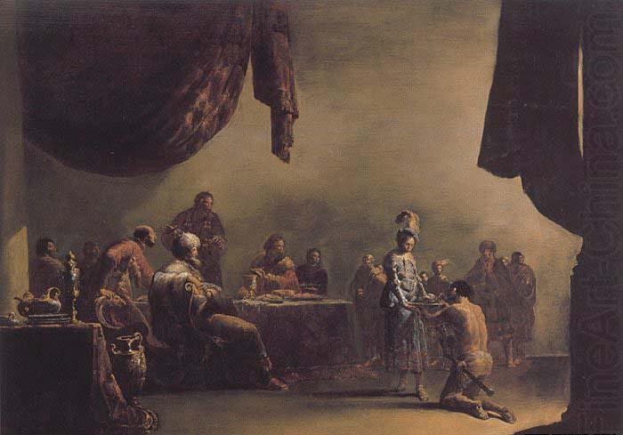 BRAMER, Leonaert Salome Presented with the Head of St John the Baptist china oil painting image
